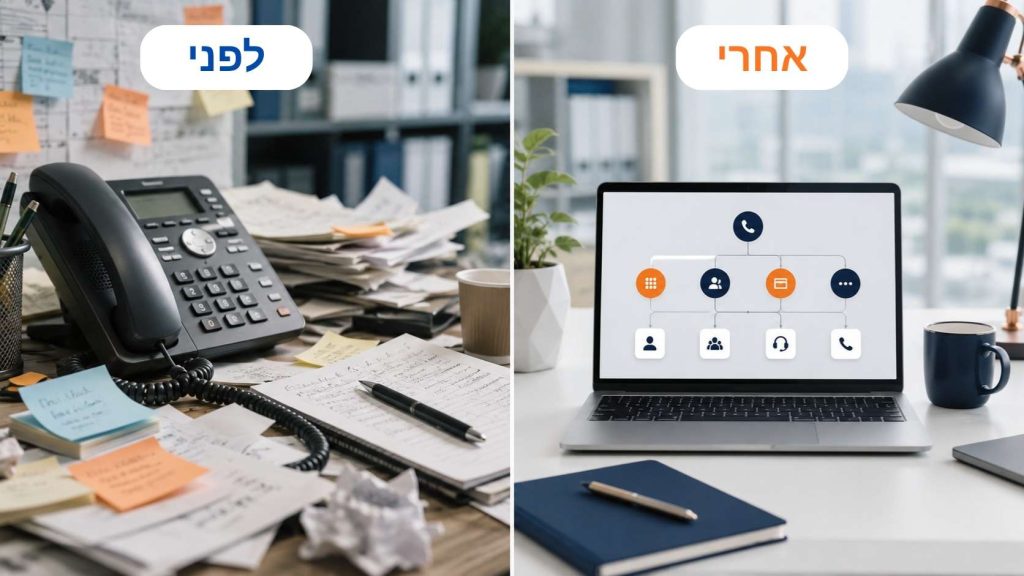 ניתוב שיחות אוטומטי או העברה ידנית. מה עדיף